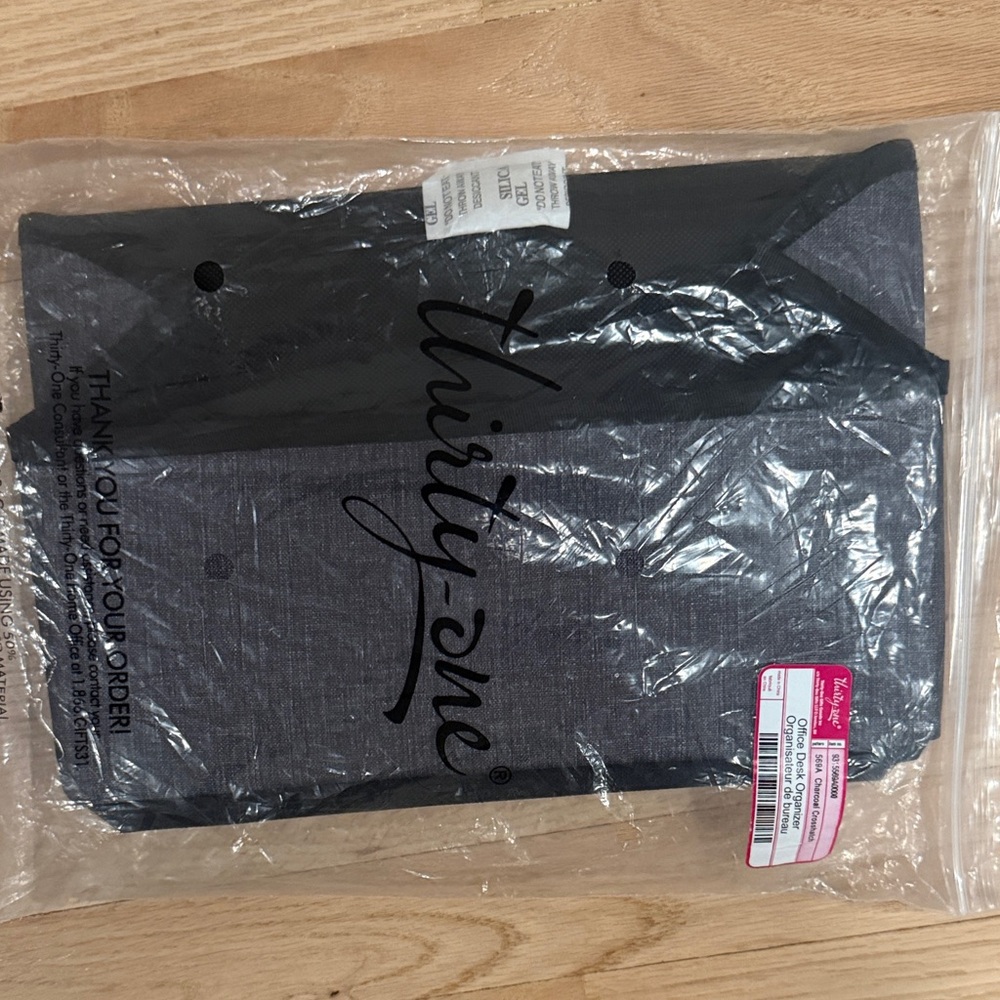 Thirty-One Charcoal Tote Bag